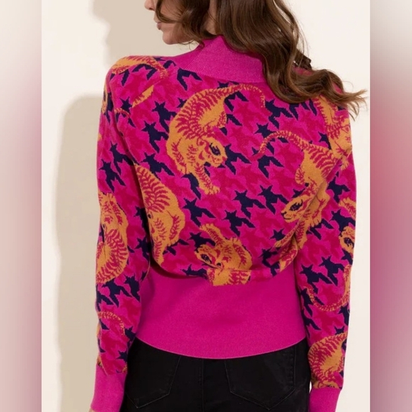 NEW ALDEN ADAIR Aspen Pink and Orange Tiger Party Prowl - Large PTP 22 Length 23 - Picture 6 of 9